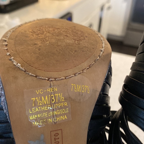 Vince Camuto strappy snakeskin heels - Picture 12 of 16